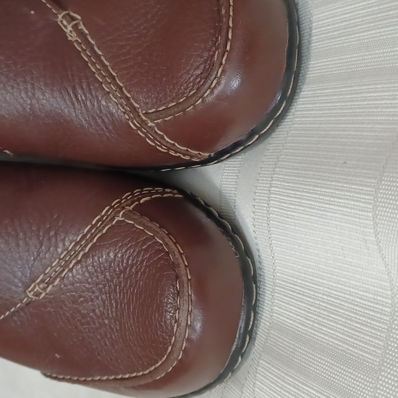 Clarks, Womens brown leather Bendables. SZ. 8m - Picture 4 of 8